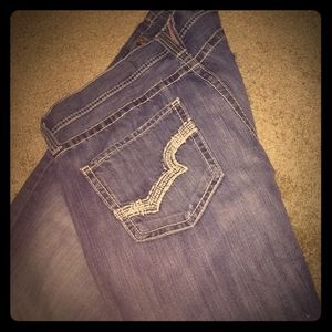 Men's buckle jeans